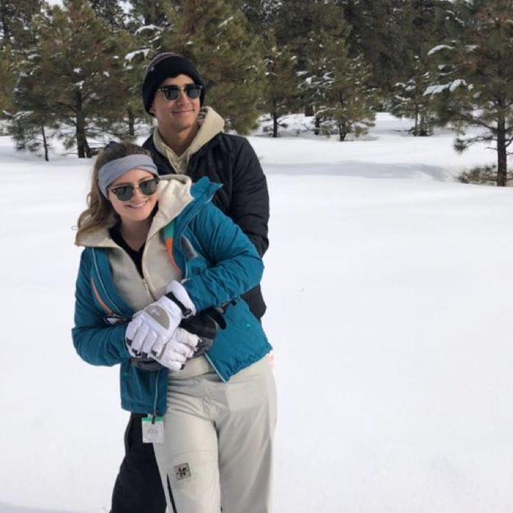 Lexi and Jacob on their first trip with Jacobs family to Pagosa, Colorado (this was just before Jacob attacked Lexi with snowballs)