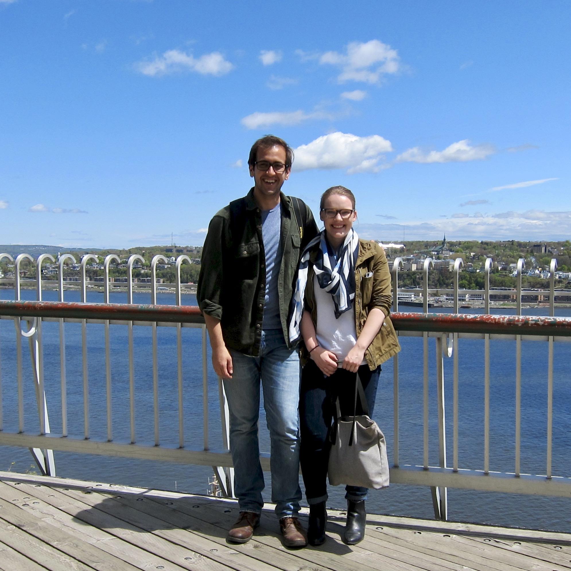 Our very first trips together (look at those babies!) to Quebec City. Sophie worried Matt wouldn't like her after 72 continuous hours together but little did she know...