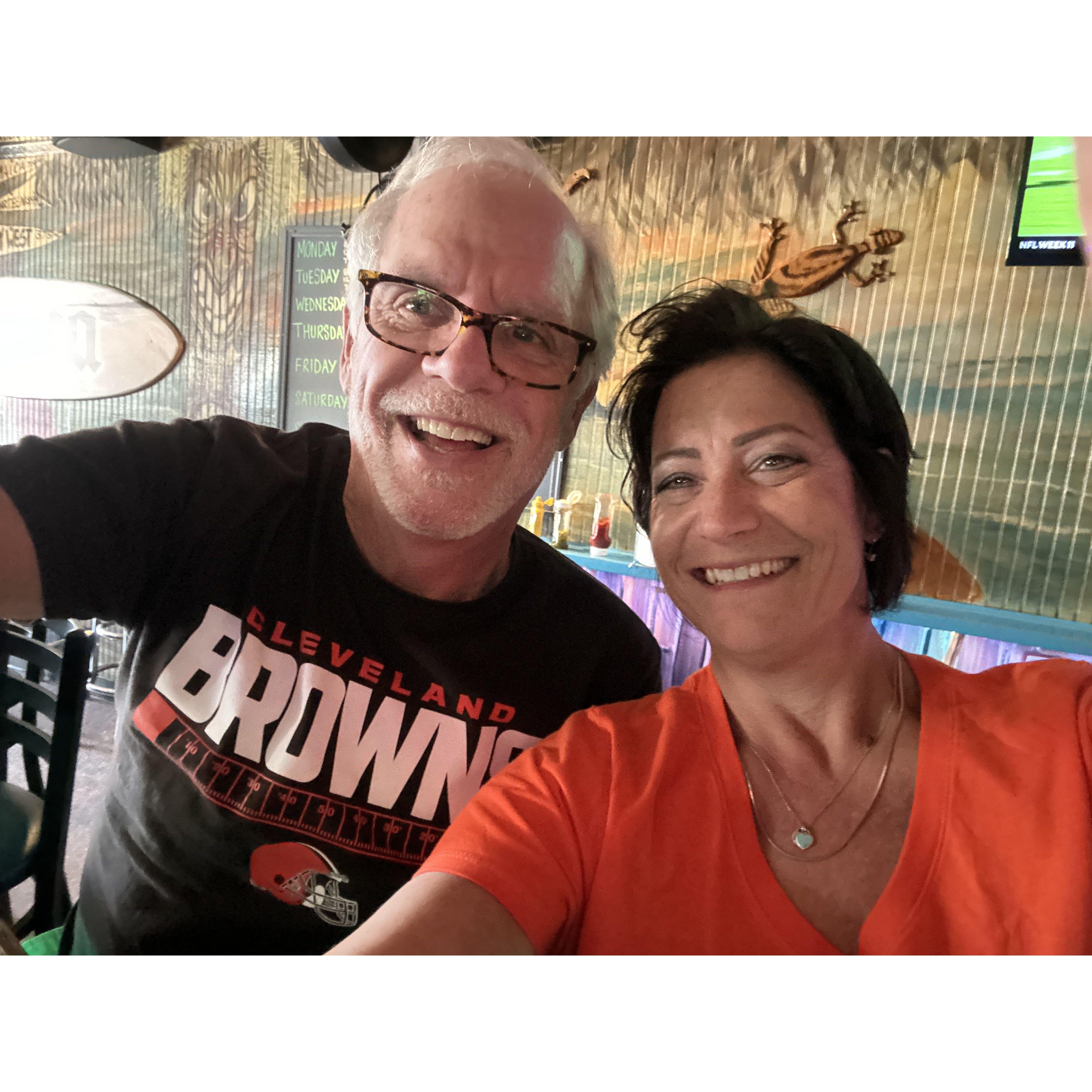 We are now both Browns fans for life.