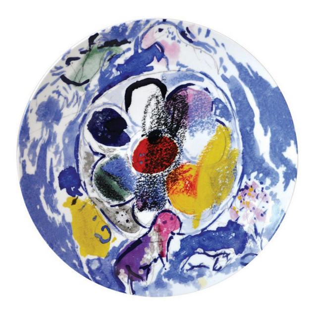 Bernardaud Marc Chagall Coupe Plate, Set of 6