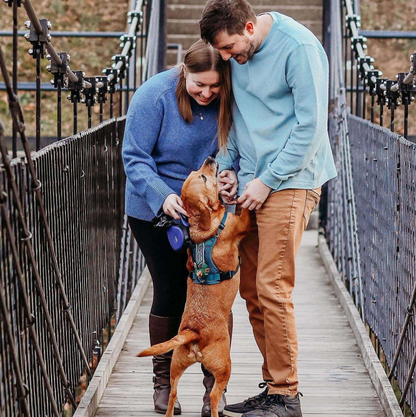 2024 - Over 1 year post-engagement, finally got around to getting our engagement photos done in the beautiful Downtown Frederick! We could not have been happier with the results :)