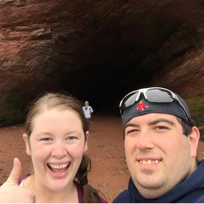 St Martin Sea Caves (We still have no clue who that person is behind us)