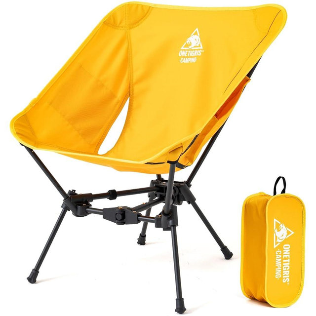 ONETIGRIS Tigerblade Camping Chair, Lightweight Folding Backpacking Hiking Chair, Compact Portable 330 lbs Capacity