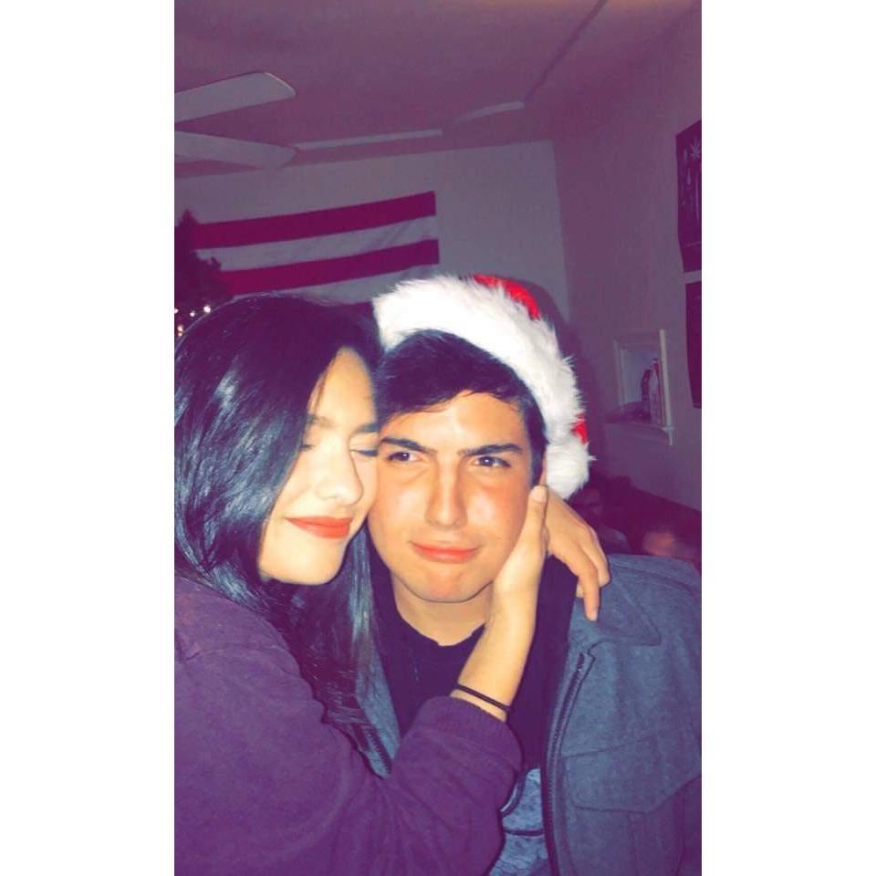 This is a picture from our first party together