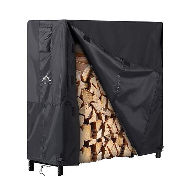 Himal Log Rack Cover Waterproof Firewood Cover Fit 4FT Wood Rack