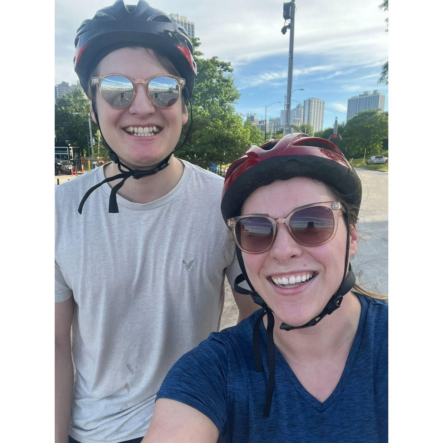 June 2024: Bike rides to Lake Michigan!