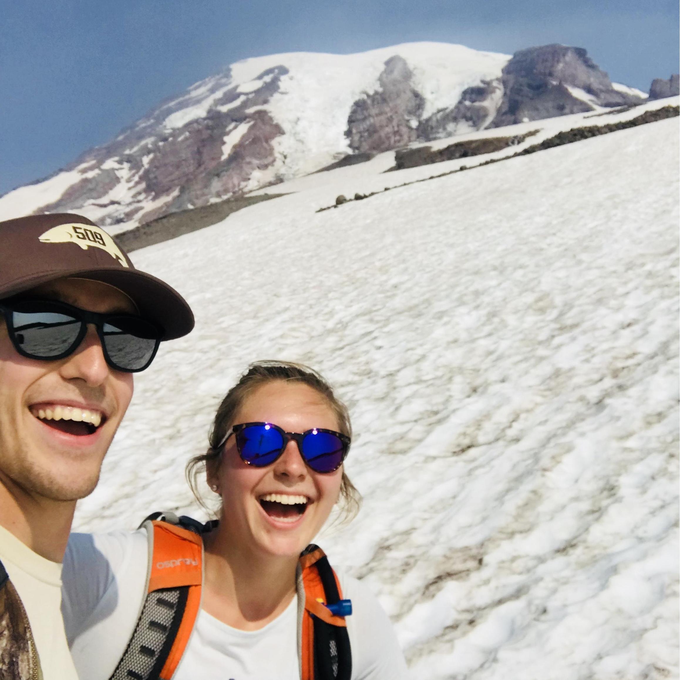 Hiking on Mt. Rainier! July 2018