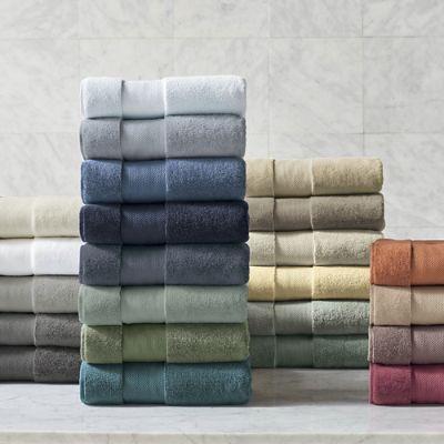 Frontgate Resort Cotton Bath Washcloths - Mediterranean Blue