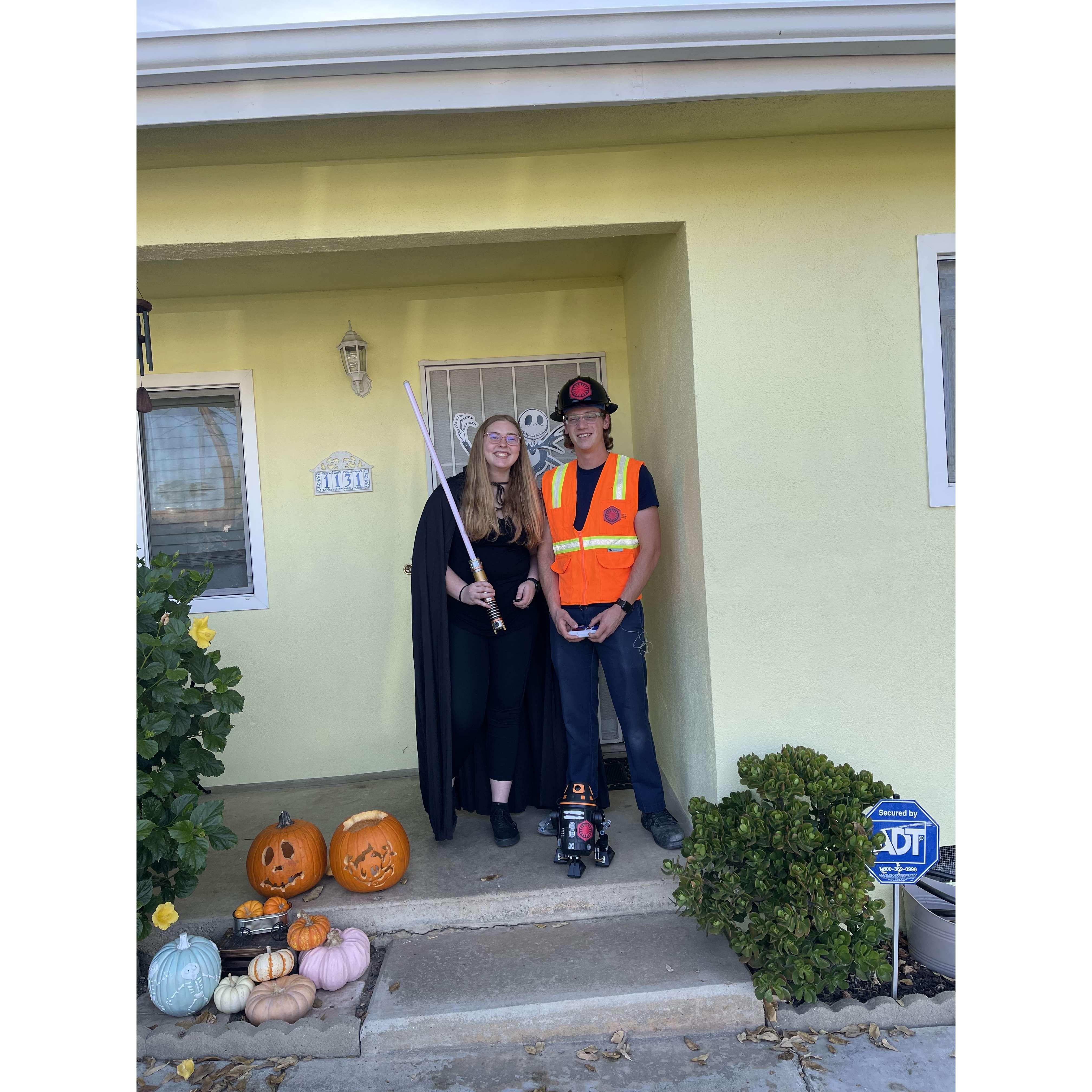 First Halloween in the new house!