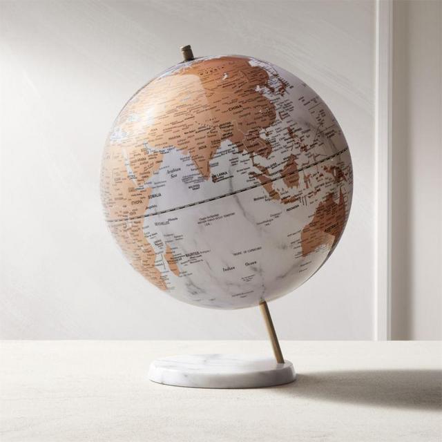 White Marble Globe