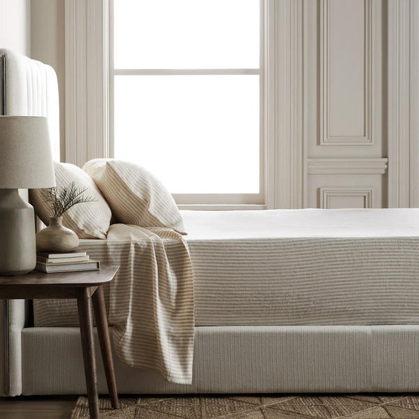 European Linen Stripe Sheet Set | Quince