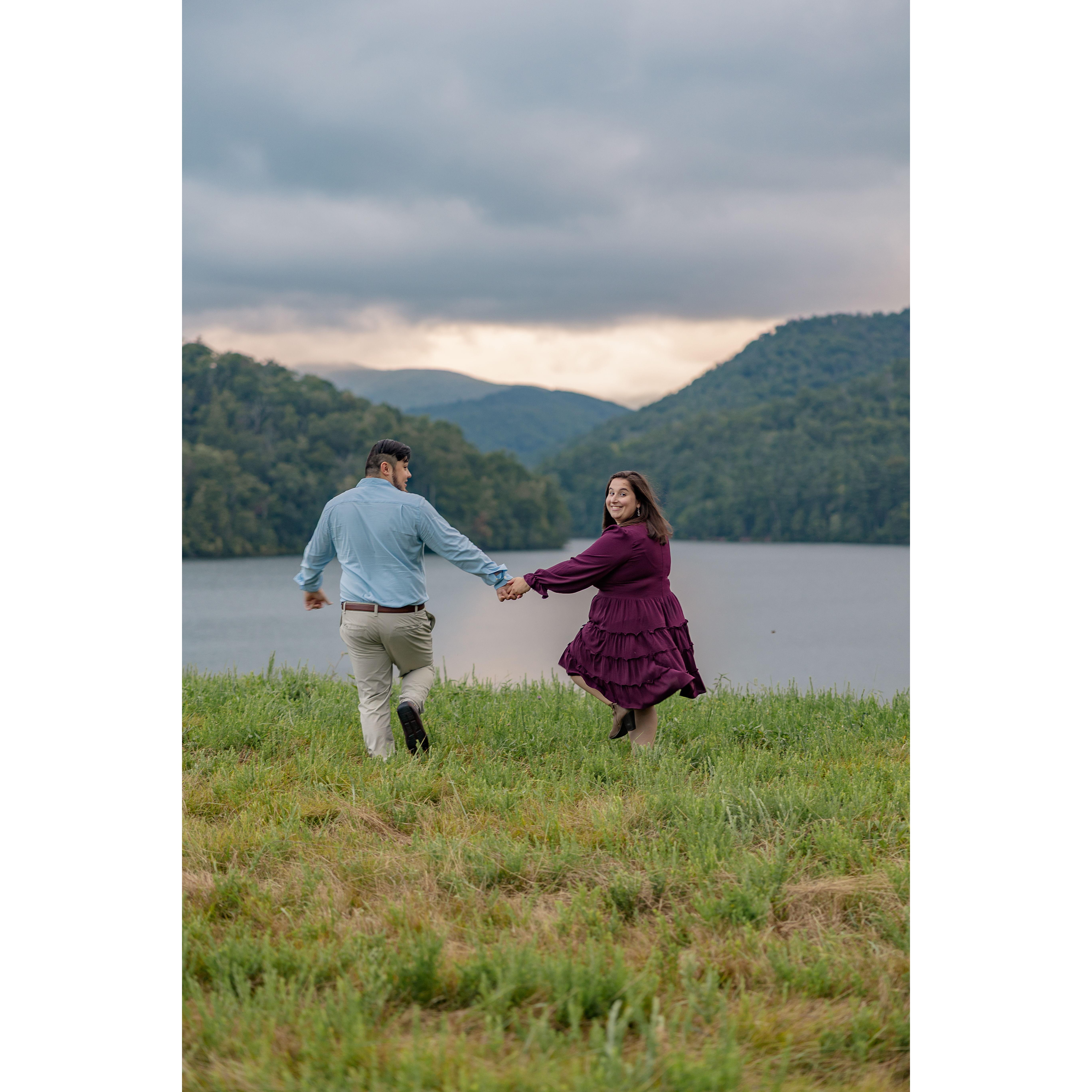 Snap from our engagement shoot.