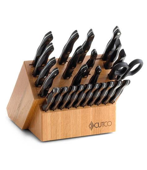 Cutco Signature Set with Steak Knives with Block