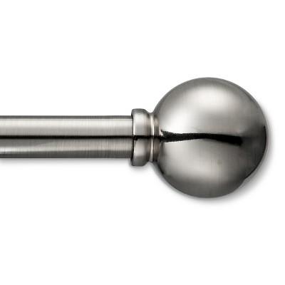 Drapery Cafe Rod Ball Brushed Nickel (28"x48")- Room Essentials™