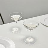 Elegance Champagne Belle Coupe Glass, Set of 2