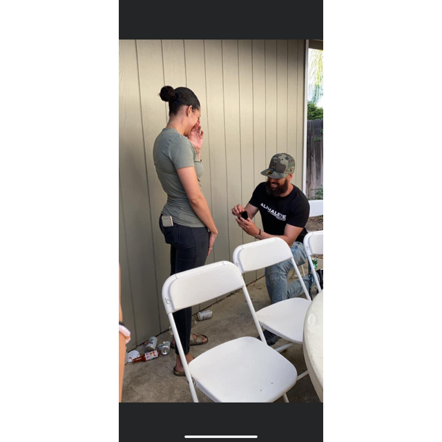 Proposal moment - She said YES!!