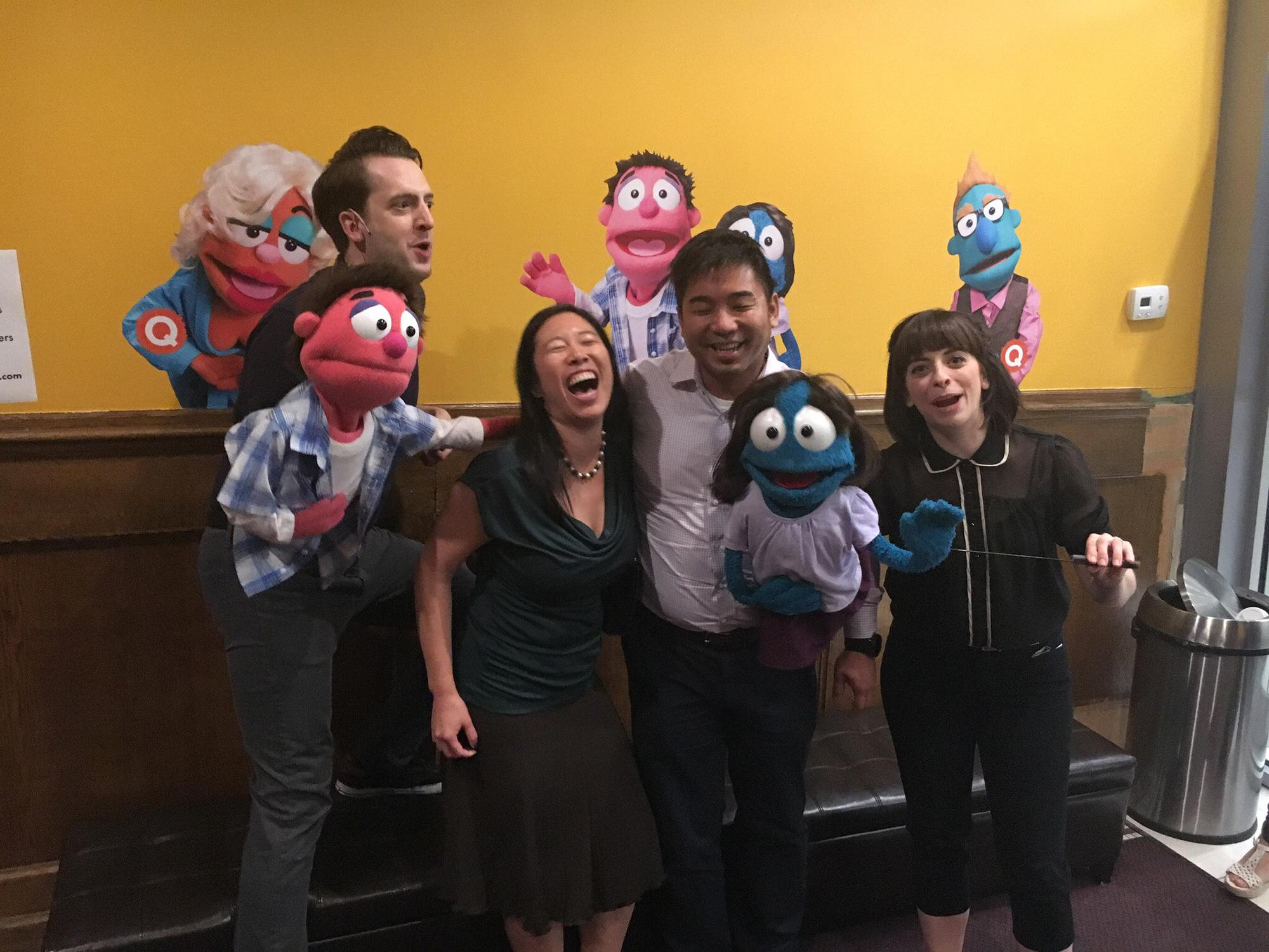 1st theatre date - Avenue Q at Mercury Theatre