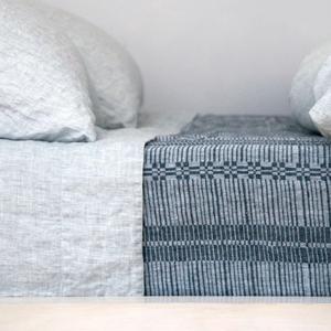 LOUIE Flat Sheet - Full/Queen in BLUE