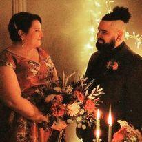 Our dining room Marriage 2020. Can't wait to do it again with everyone we love <3 <3 <3