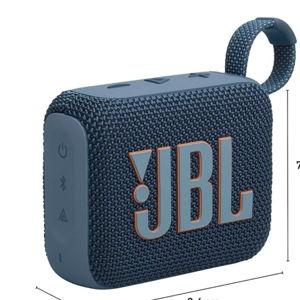 JBL Go 4 - Ultra-Portable, Waterproof and Dustproof Bluetooth Speaker, Big Pro Sound with Punchy bass, 7-Hour Built-in Battery, Made in Part with Recycled Materials (Blue)