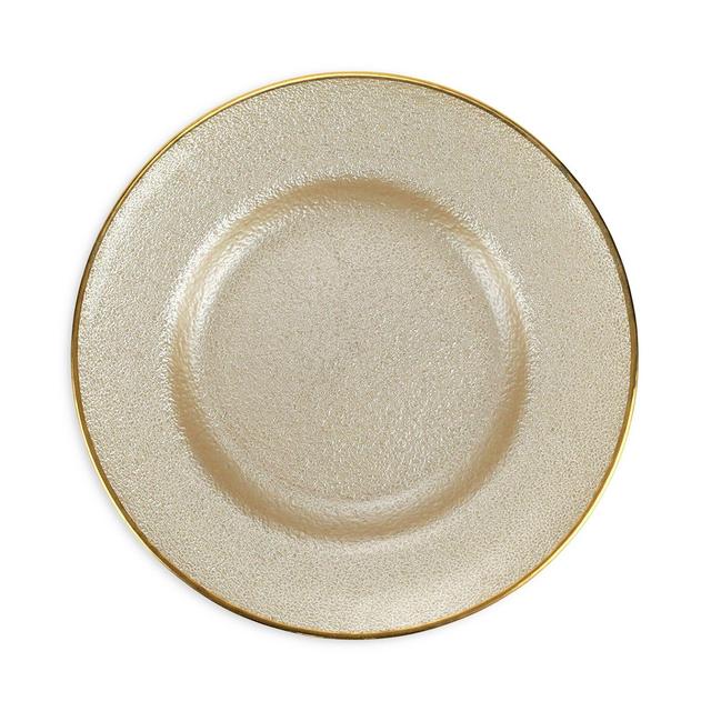 VIETRI Metallic Glass Salad Plate