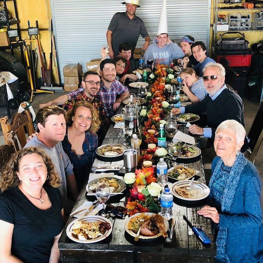 Thanksgiving with family from afar included. Our last Thanksgiving with mom.