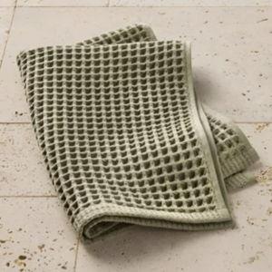 Waffle Hand Towel Olive Sage - Casaluna™