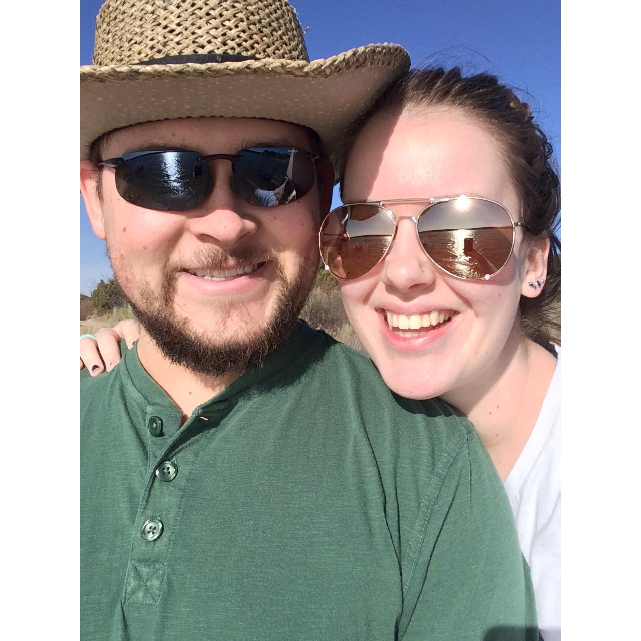 First trip to the lake together! Jan 2017
