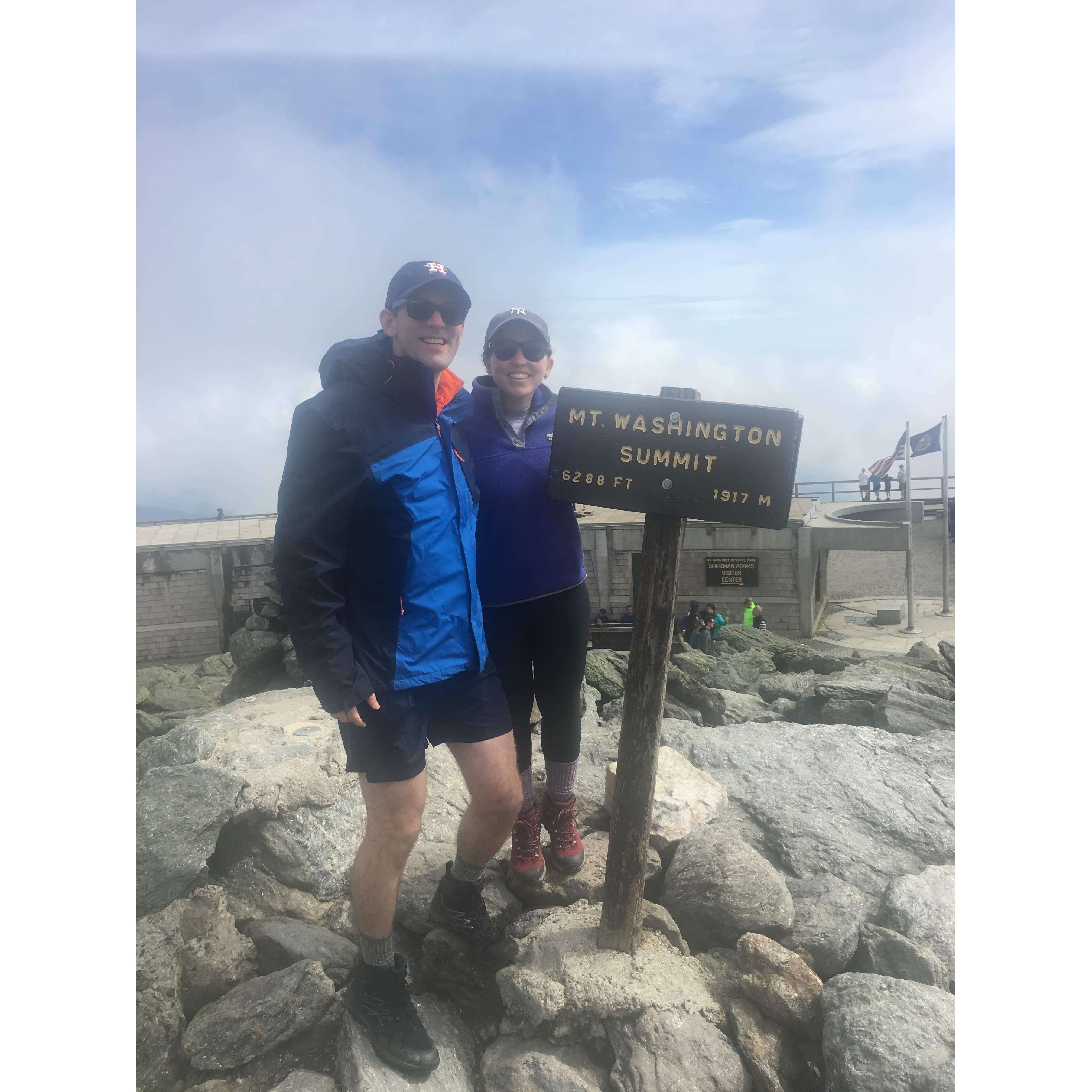 Top of Mount Washington, NH