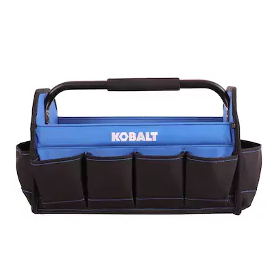 Shop Kobalt Kobalt Blue, Black Polyester 16-in Tool Tote