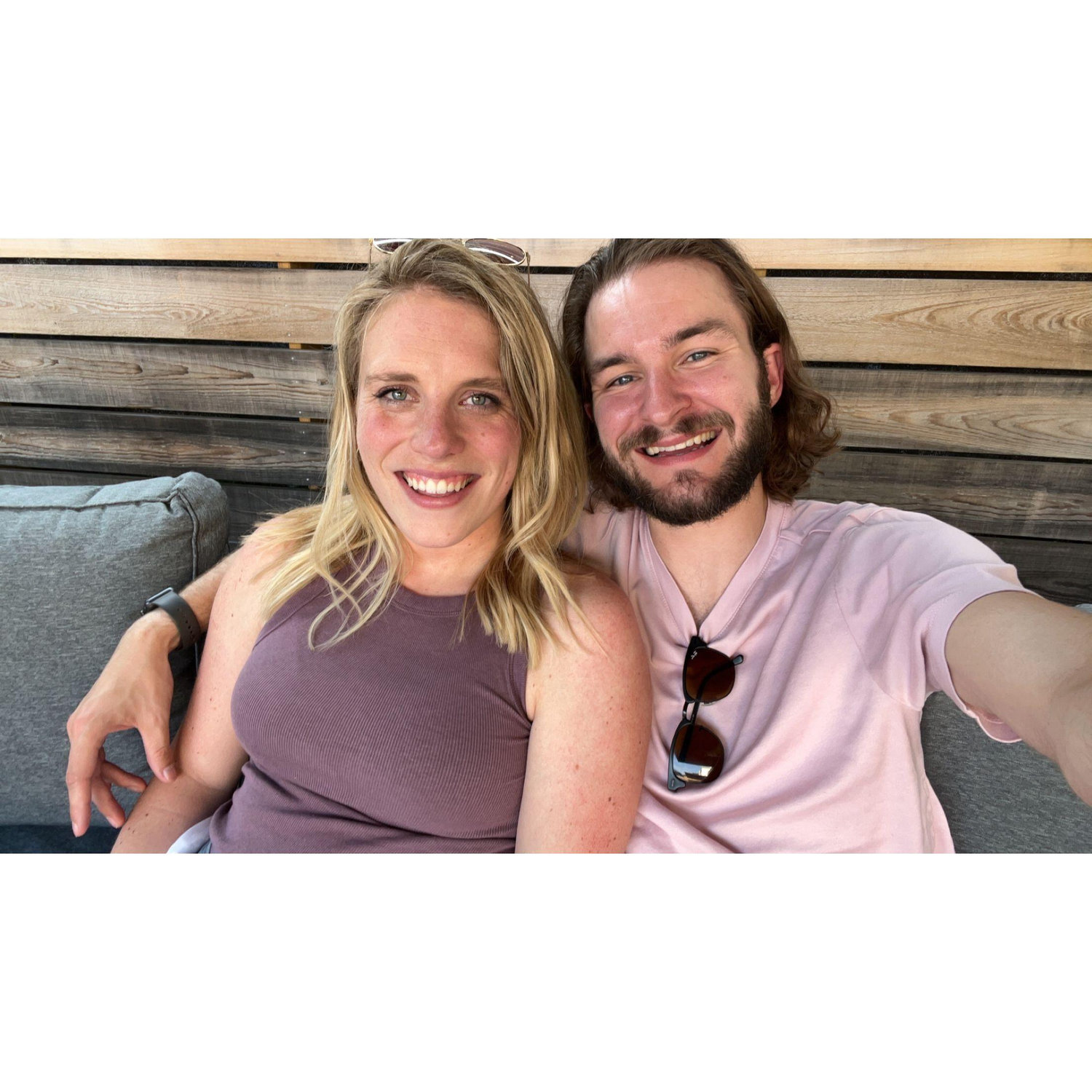 Our first photo together!