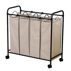Household Essentials® Rolling Quad Laundry Sorter