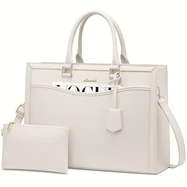 LOVEVOOK Laptop Tote Bag for Women, Office Work Bag Briefcase fit for 15.6 inch Laptop, Large Capacity Teacher Bag Handbag