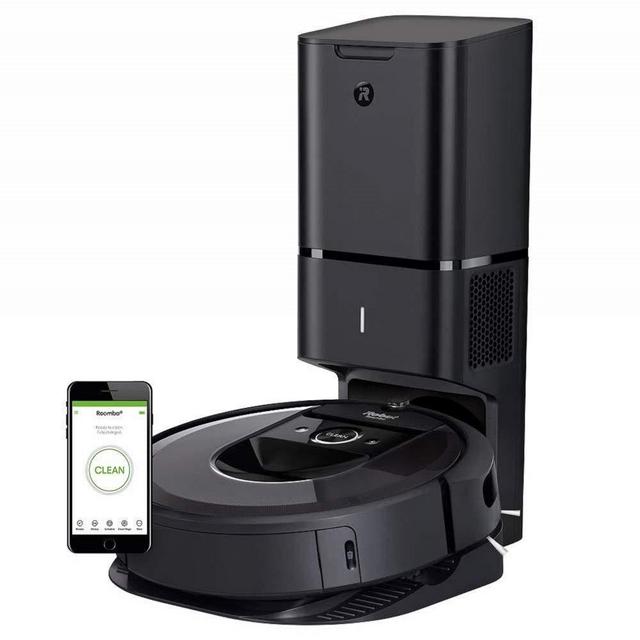 iRobot Roomba i7+ Wi-Fi Connected Robot Vacuum (Black)