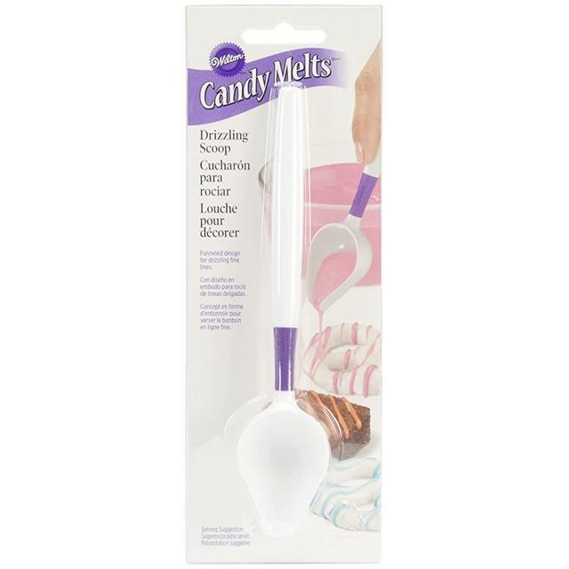 Wilton Candy Drizzle Scoop, White, 9 x 3 x 1.3 Inches