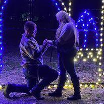 The Proposal - Looking at Christmas lights with my family. December 11th, 2020.