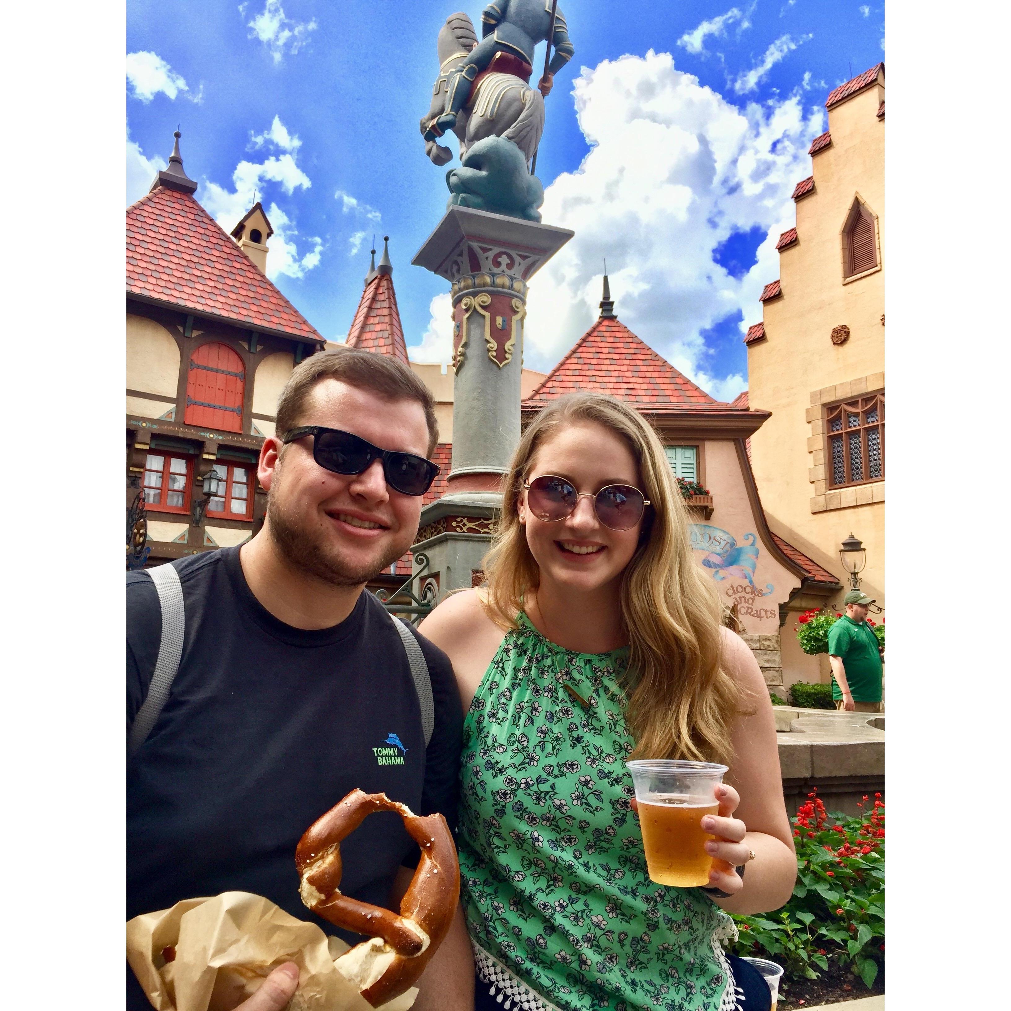 February 2018 - the Germany Pavilion in Epcot