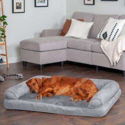 FurHaven Plush & Suede Full Support Orthopedic Sofa Dog & Cat Bed