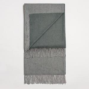 Fringed Throw - Grey