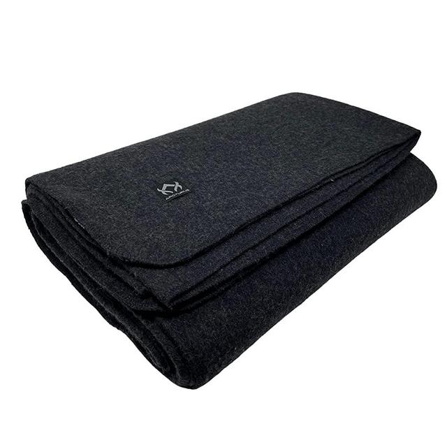 Arcturus Military Wool Blanket - 4.5 lbs, Warm, Thick, Washable, Large 64" x 88" - Great for Camping, Outdoors, Sporting Events, or Survival & Emergency Kits