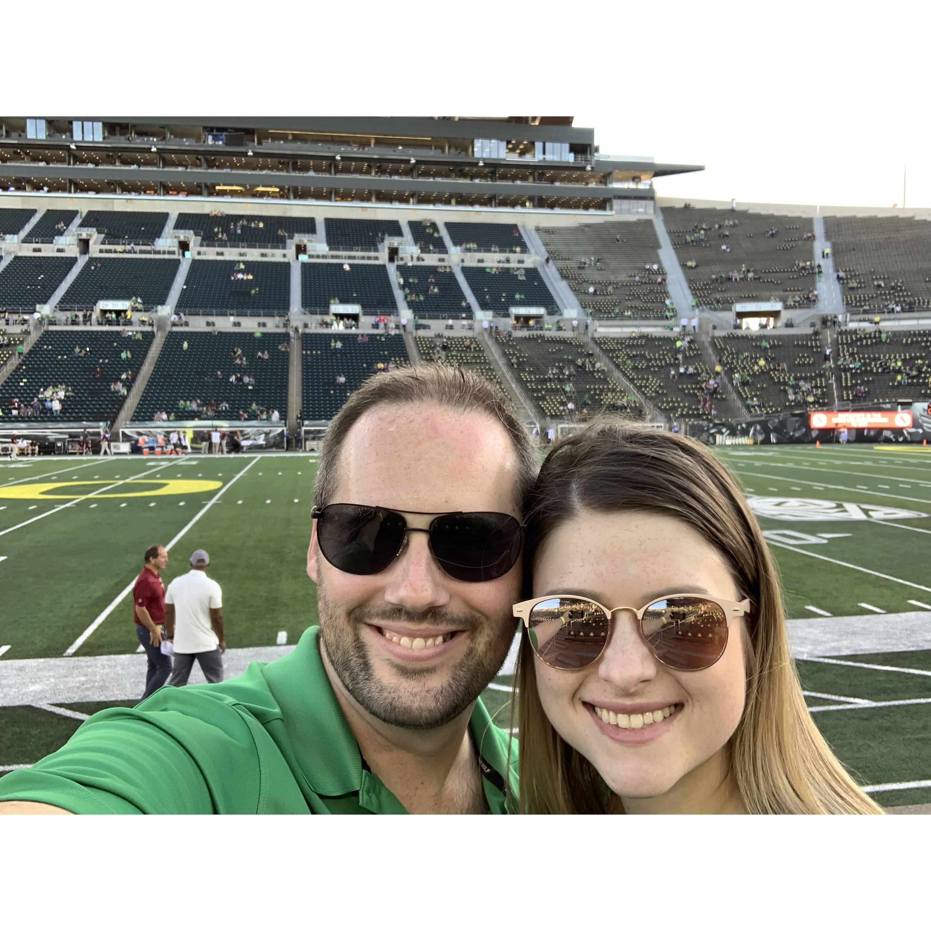 09/14/2019: Our first Duck game together