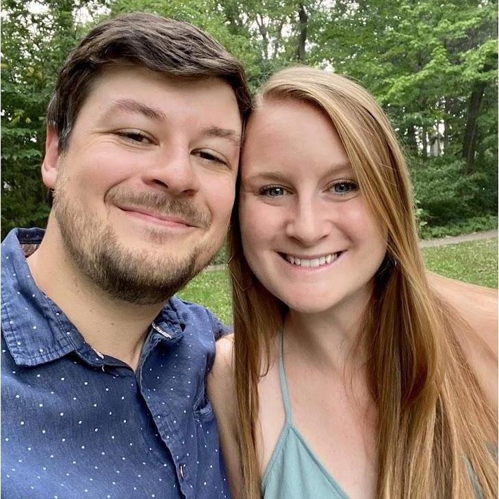 The evening in the park where we got engaged!