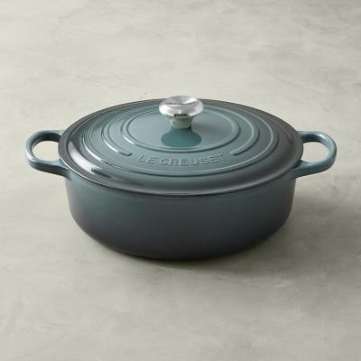 Le Creuset Signature Enameled Cast Iron Round Wide Dutch Oven, 6 3/4-Qt.