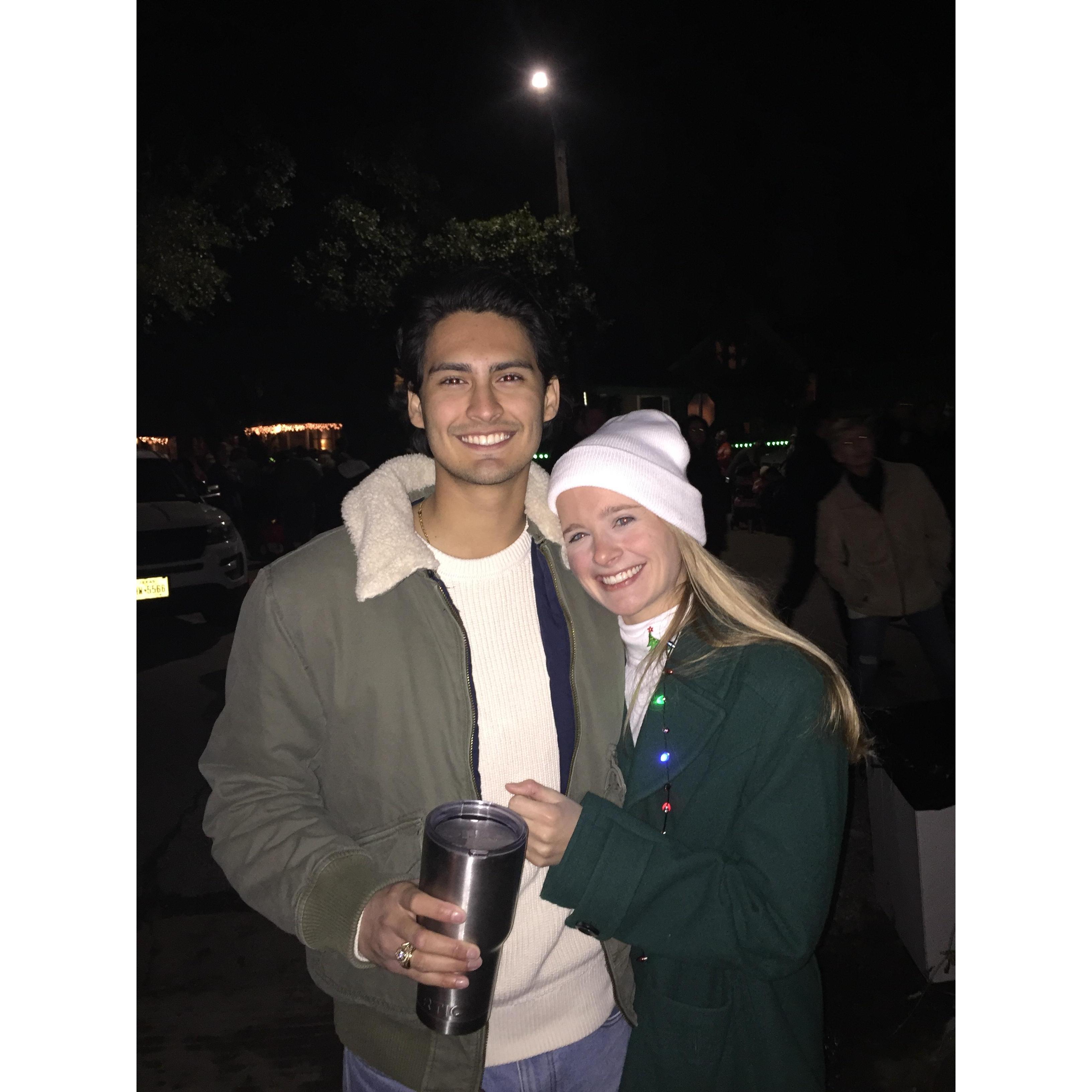 Our first lights in the Heights!