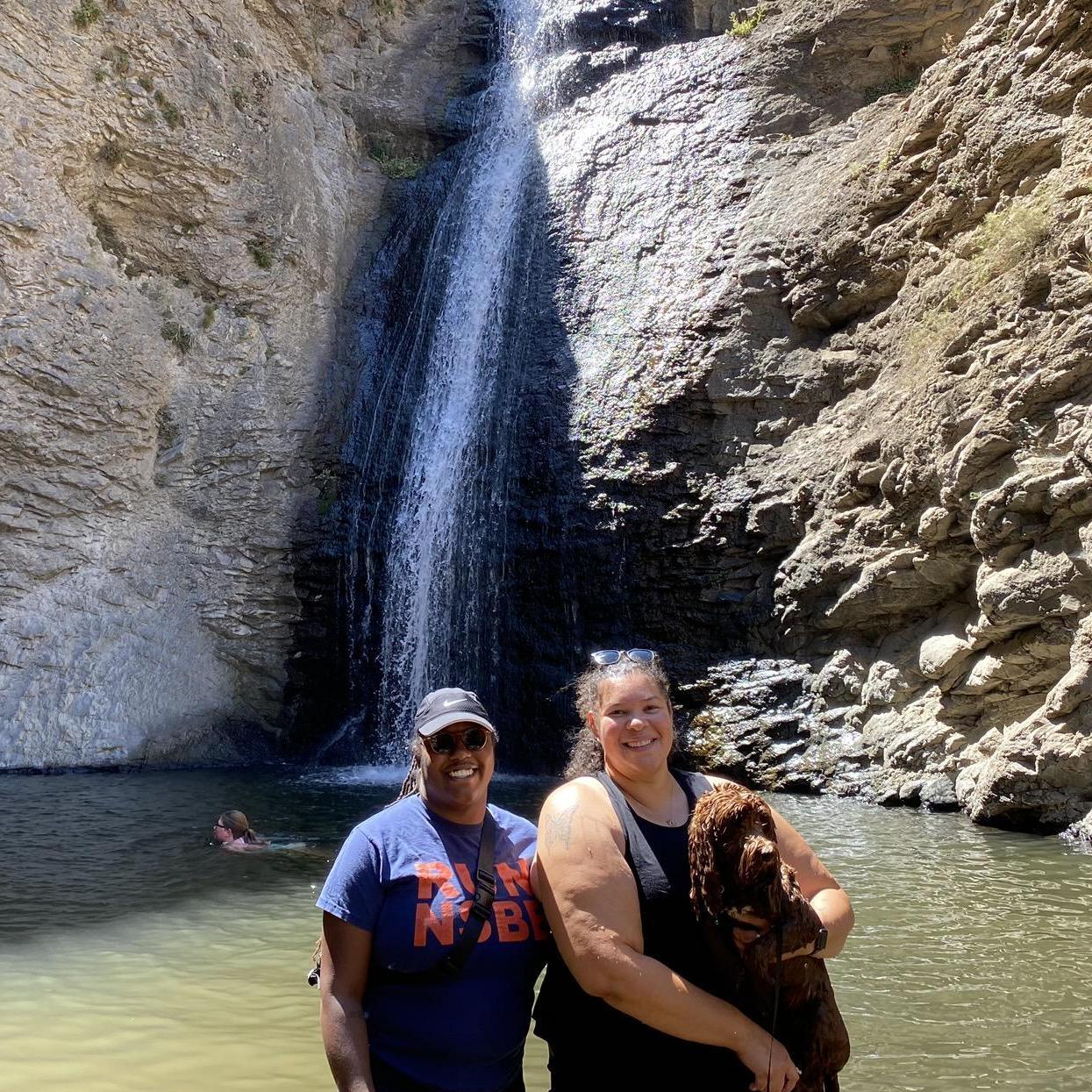 More hiking. Blaise was not happy!