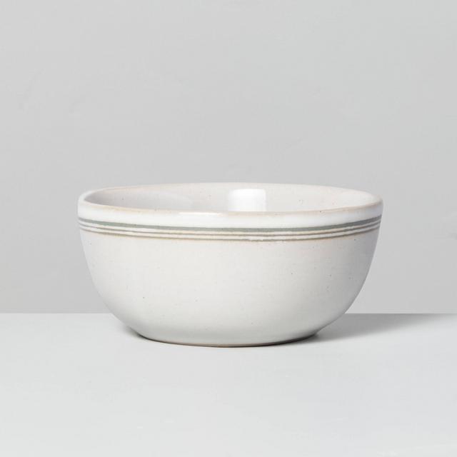 Stoneware Green Stripes Mini Bowl Sour Cream - Hearth & Hand™ with Magnolia