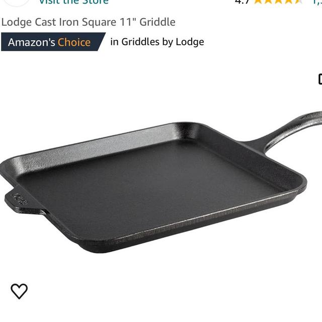 Lodge Cast Iron Square 11" Griddle