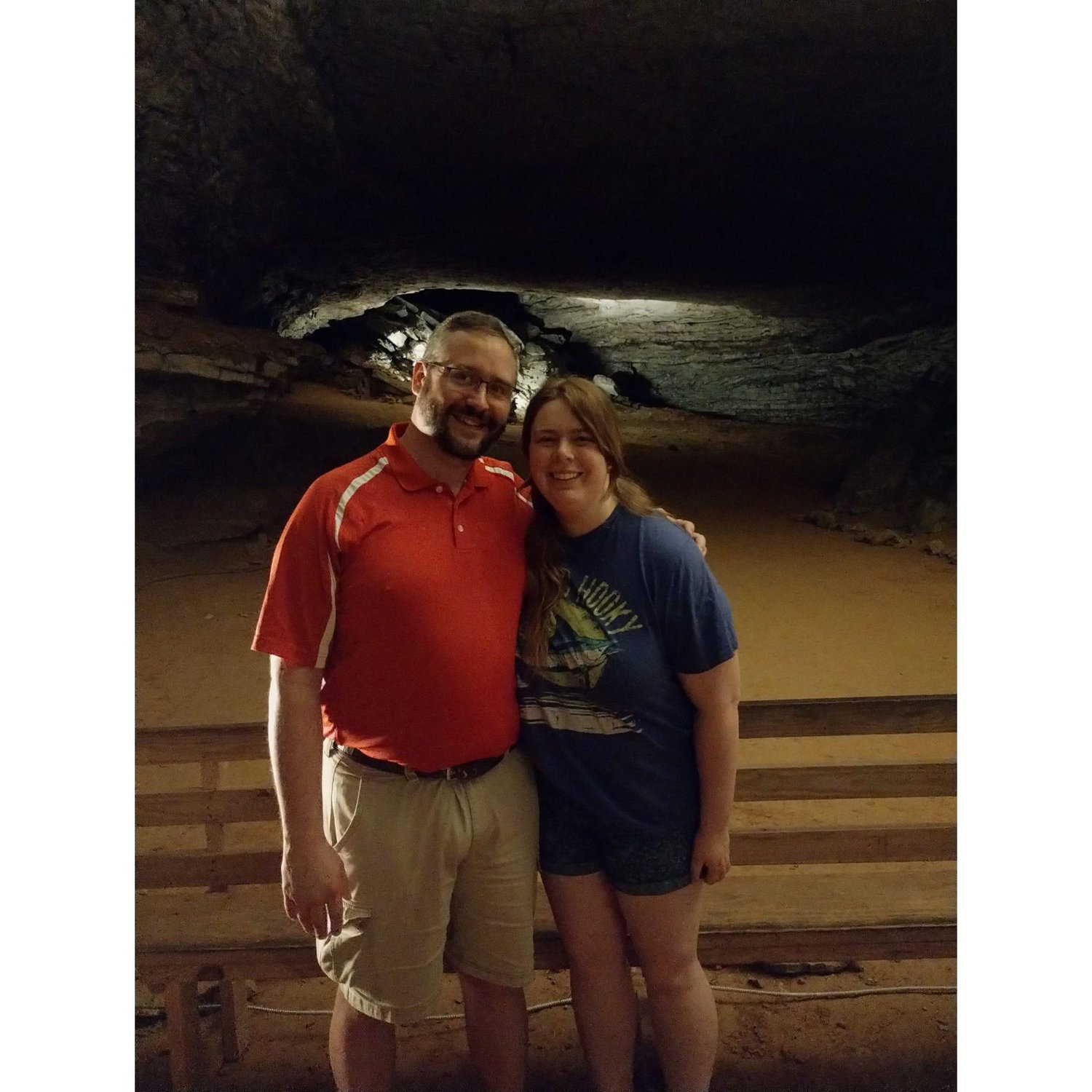 We were able to explore Mammoth Cave together!