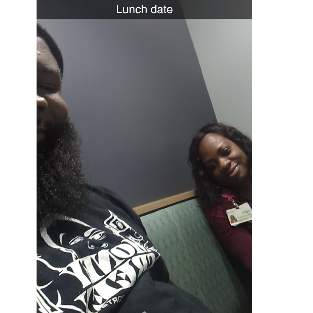 One of our weekly lunch dates!