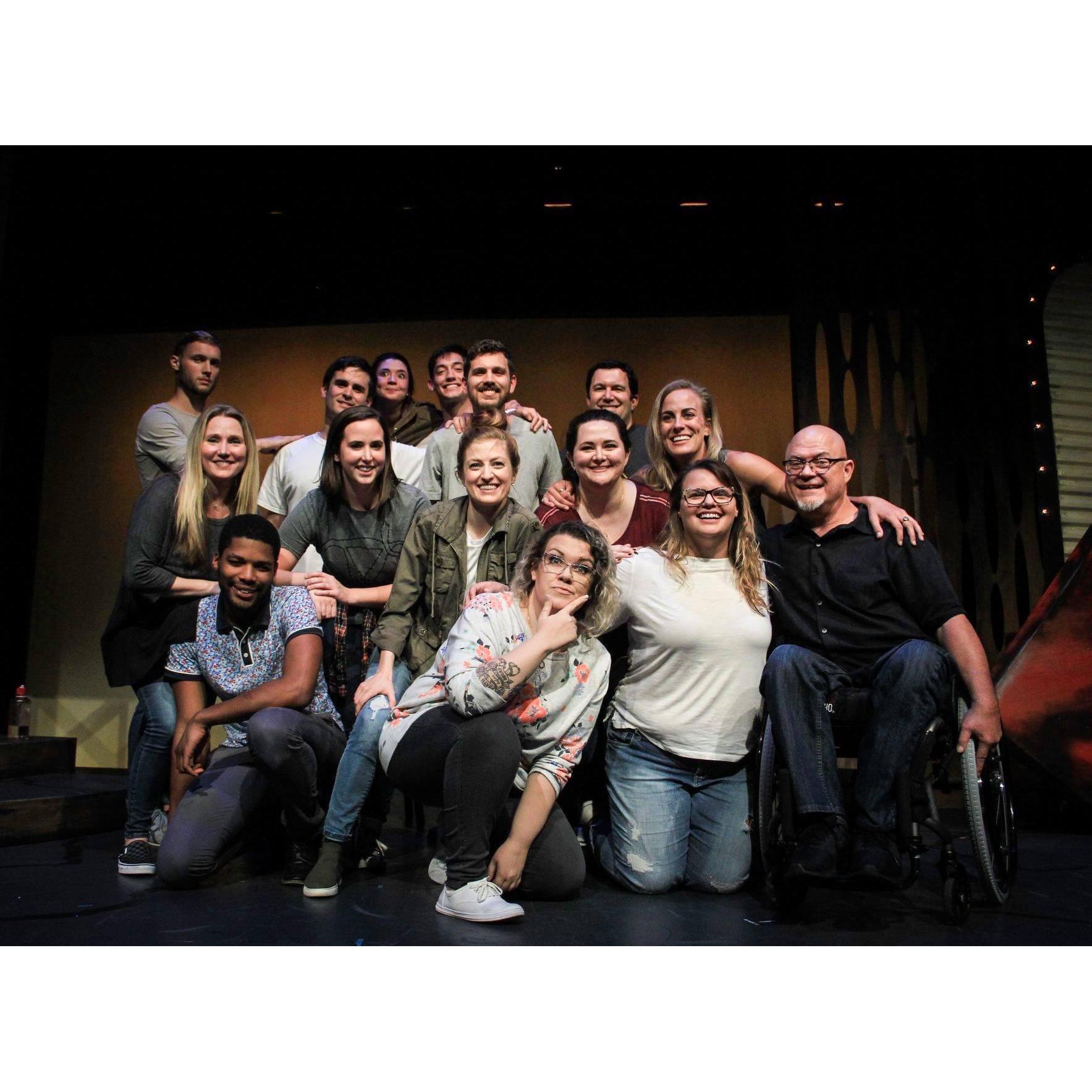Our Level 4 Improv Grad Show before we were dating!